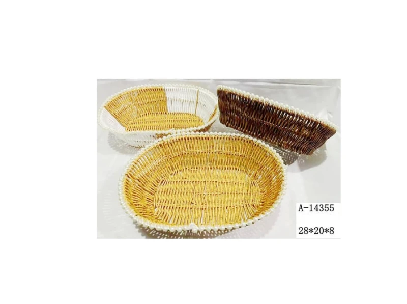 Coș Pâine 23x8Cm Pvc+Fier A-14355 WEI